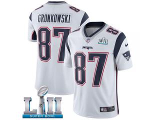 2018 Pro Bowl New England Patriots 87 Rob Gronkowski Football Jersey Legend White