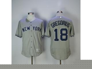 New York Yankees 18 Didi Gregorius Flexbase Baseball Jersey Gray