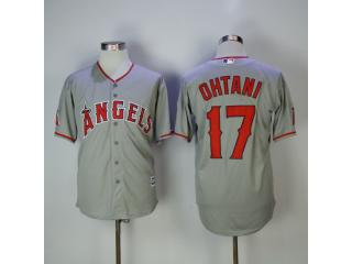Los Angeles 17 Shohei Ohtani Baseball Jersey Gray FanS version