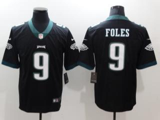 Philadelphia Eagles 9 Nick Foles Football Jersey Legend Black