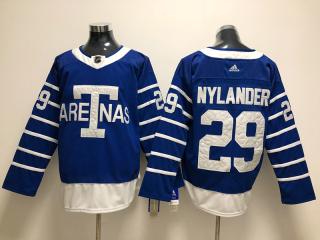 Adidas Toronto Maple Leafs 29 William Nylander Ice Hockey Jersey Blue