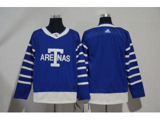 Adidas Toronto Maple Leafs Blank Ice Hockey Jersey Blue