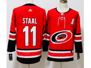 Adidas Carolina Hurricanes 11 Jordan Staal Ice Hockey Jersey Red