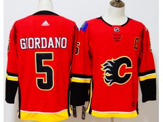 Adidas Calgary Flames 5 Mark Giordano Ice Hockey Jersey Red