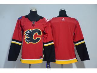Youth Adidas Calgary Flames blank Ice Hockey Jersey Red
