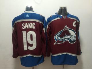 Adidas Colorado Avalanche 19 Joe Sakic Ice Hockey Jersey Red