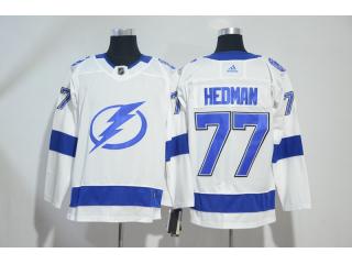 Adidas Tampa Bay Lightning 77 Victor Hedman Ice Hockey Jersey White