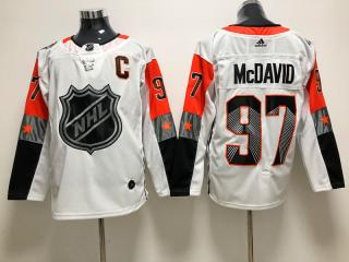 2018 NHL all star Adidas Classic Edmonton Oilers 97 Connor McDavid Ice Hockey Jersey White