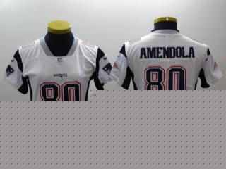 Women New England Patriots 80 Danny Amendola Football Jersey Legend White