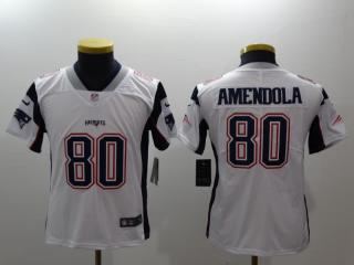 Youth New England Patriots 80 Danny Amendola Football Jersey Legend White