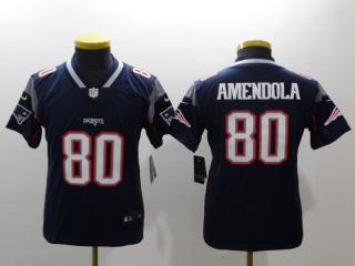 Youth New England Patriots 80 Danny Amendola Football Jersey Legend Navy Blue