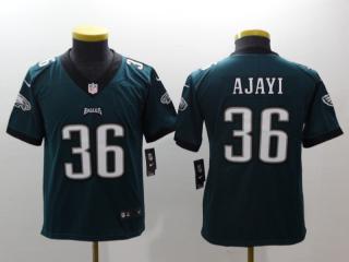 Youth Philadelphia Eagles 36 Jay Ajayi Football Jersey Legend Green