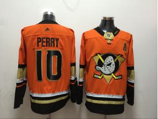 Adidas Anaheim Ducks 10 Corey Perry Ice Hockey Jersey Orange
