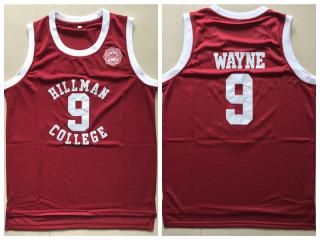 Movie 9 John Wayne College Basketball Jersey Red Net eye