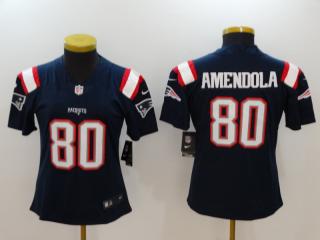 Women New England Patriots 80 Danny Amendola Football Jersey Legend Navy Blue