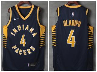 2018 Nike Indiana Pacers 4 Victor Oladipo Basketball Jersey Navy Blue Player Edition