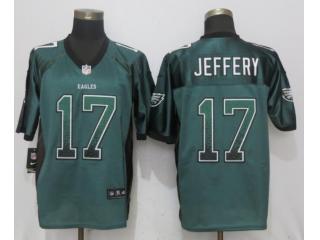Philadelphia Eagles 17 Alshon Jeffery Drift Fashion Green Elite Jersey