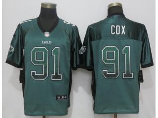 Philadelphia Eagles 91 Fletcher Cox Drift Fashion Green Elite Jersey