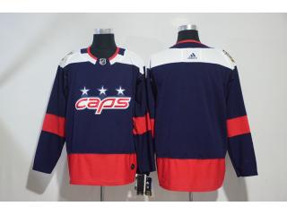 Adidas Washington Capitals Blank Ice Hockey Jersey Navy Blue