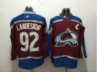 Adidas Colorado Avalanche 92 Gabriel Landeskog Ice Hockey Jersey Red