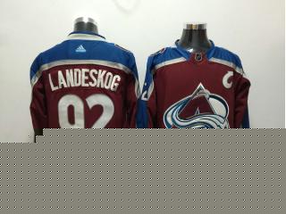 Adidas Colorado Avalanche 92 Gabriel Landeskog Ice Hockey Jersey Red