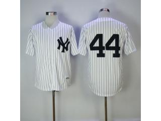 New York Yankees 44 Reggie Jackson Baseball Jersey White Retro
