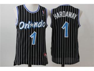 Orlando Magic 1 Penny Hardaway Basketball Jersey Black