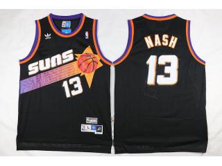 Phoenix Suns 13 Steve Nash Basketball Jersey Black