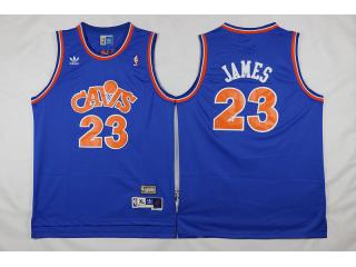 Cleveland Cavaliers 23 LeBron James Basketball Jersey Blue