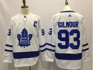 Adidas Toronto Maple Leafs 93 Doug Gilmour Ice Hockey Jersey White