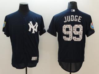 2018 spring New York Yankees 99 Aaron Judge Flexbase Baseball Jersey Navy Blue