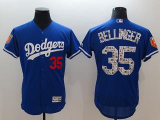 2018 spring Los Angeles Dodgers 35 Cody Bellinger Flexbase Baseball Jersey Blue