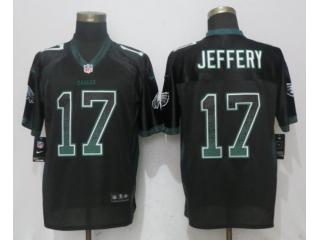 Philadelphia Eagles 17 Alshon Jeffery Drift Fashion Black Elite Jersey