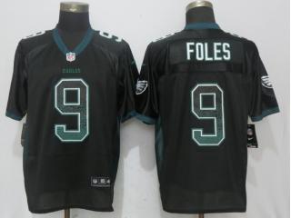 Philadelphia Eagles 9 Nick Foles Drift Fashion Black Elite Jersey