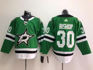 Adidas Dallas Stars 30 Ben Bishop Ice Hockey Jersey Green