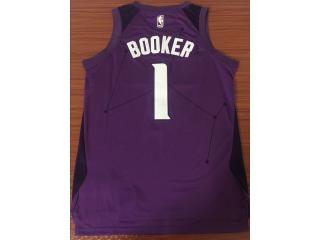 Nike Phoenix Suns 1 Devin Booker Basketball Jersey purple City Edition