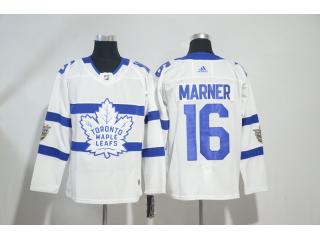 Adidas Toronto Maple Leafs16 Mitch Marner Ice Hockey Jersey White