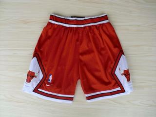 2018 Nike Chicago Bulls Red Mesh Shorts