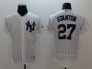 New York Yankees 27 Giancarlo Stanton Flexbase Baseball Jersey Fans White