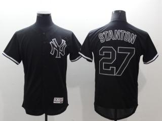 New York Yankees 27 Giancarlo Stanton Flexbase Baseball Jersey Black