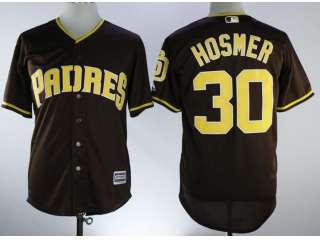 San Diego Padres #30 Eric Hosmer Cool Base Jerseys Brown
