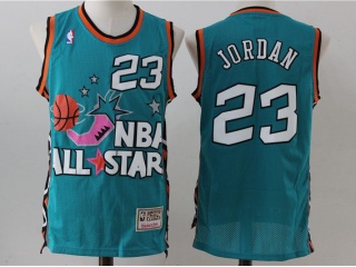 Chicago Bulls 23 Michael Jordan Basketball Jersey 1996 All Star Teal