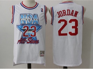Chicago Bulls 23 Michael Jordan Basketball Jersey 1991 All Star White