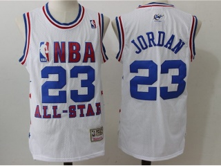 Chicago Bulls 23 Michael Jordan Basketball Jersey 2003 All Star White