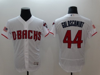 Arizona Diamondbacks 44 Paul Goldschmidt Baseball Jersey White 2018 Spring Trainning