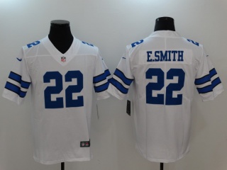 Dallas Cowboys 22 Emmitt Smith Football Jersey Legend White
