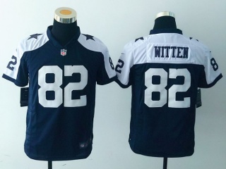 Youth Dallas Cowboys 82 Jason Witten Football Jersey Navy Blue