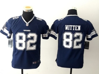Youth Dallas Cowboys 82 Jason Witten Football Jersey Navy Blue