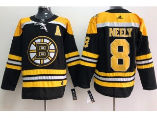 Adidas Boston Bruins #8 Cam Neely Hockey Jersey Black