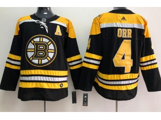 Adidas Boston Bruins #4 Bobby Orr Hockey Jersey Black